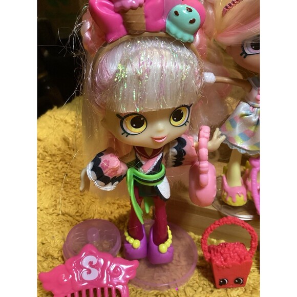 Shopkin Dolls & Ice Cream Truck Lot Over 30 Items By Moose Toys Great Condition - Picture 5 of 16